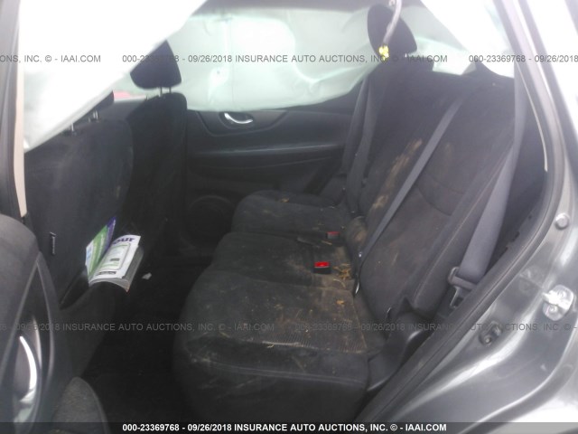 5N1AT2MT3GC797294 - 2016 NISSAN ROGUE S/SL/SV GRAY photo 8