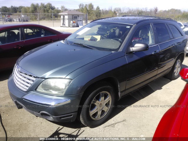 2C8GM68414R637843 - 2004 CHRYSLER PACIFICA TEAL photo 2