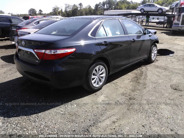 4T4BF1FKXGR557847 - 2016 TOYOTA CAMRY LE/XLE/SE/XSE 黑色 照片 4