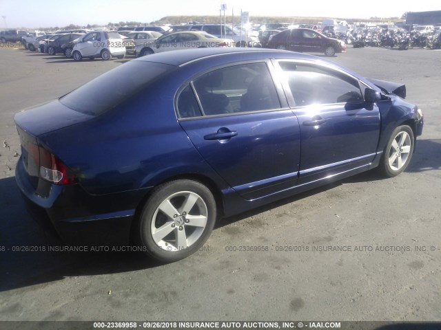 1HGFA16866L023995 - 2006 HONDA CIVIC EX BLUE photo 4