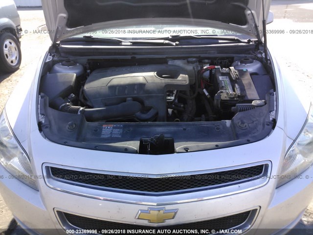 1G1ZC5E03CF259158 - 2012 CHEVROLET MALIBU 1LT SILVER photo 10