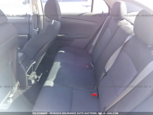 1G1ZC5E03CF259158 - 2012 CHEVROLET MALIBU 1LT SILVER photo 8