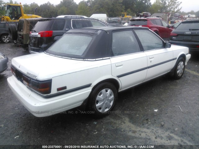 4T1SV21E4MU400007 - 1991 TOYOTA CAMRY DLX WHITE photo 4