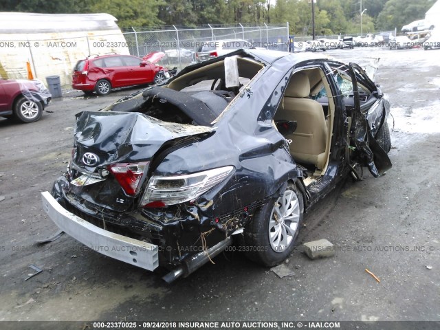 4T1BF1FK6FU480029 - 2015 TOYOTA CAMRY LE/XLE/SE/XSE 绿色 照片 4