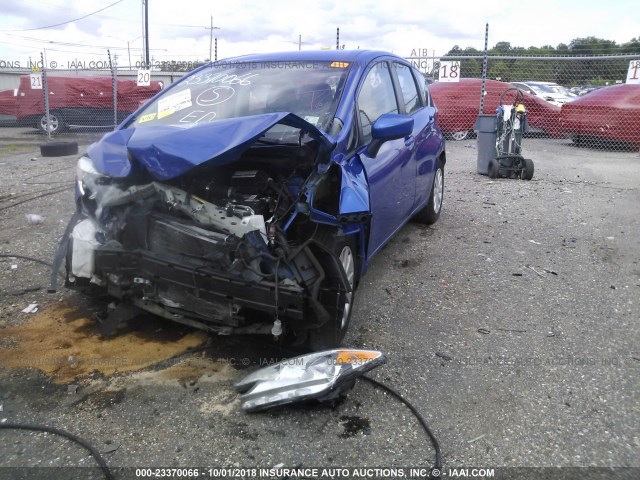 3N1CE2CP7FL353739 - 2015 NISSAN VERSA NOTE S/S PLUS/SV/SL/SR BLUE photo 2