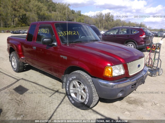 1FTZR45E62PA05805 - 2002 FORD RANGER SUPER CAB RED photo 6