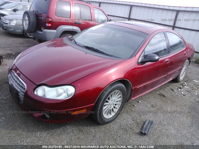 2C3HD36M64H655403 - 2004 CHRYSLER CONCORDE LXI RED photo 2