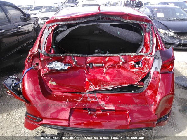 JTNKARJE5GJ506847 - 2016 TOYOTA SCION IM RED photo 6