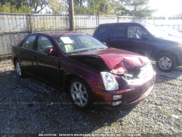 1G6DW677850161020 - 2005 CADILLAC STS RED photo 1
