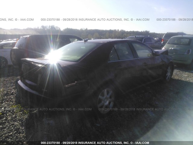 1G6DW677850161020 - 2005 CADILLAC STS Qırmızı foto 4