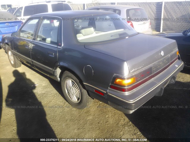 1G2AF51W7K6244137 - 1989 PONTIAC 6000 LE GRAY photo 3