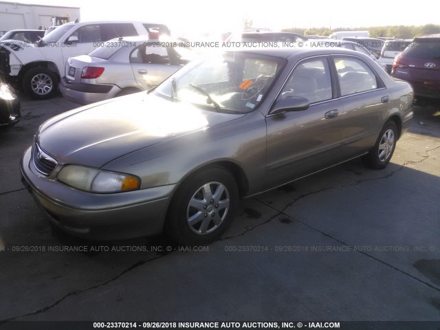 1YVGF22C2W5777091 - 1998 MAZDA 626 DX/LX TAN photo 2