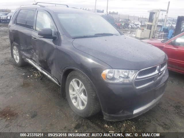 1D4RE4GG0BC693031 - 2011 DODGE DURANGO CREW BLACK photo 1