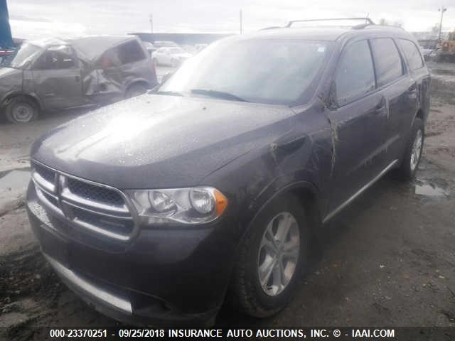 1D4RE4GG0BC693031 - 2011 DODGE DURANGO CREW BLACK photo 2