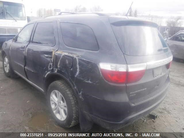 1D4RE4GG0BC693031 - 2011 DODGE DURANGO CREW BLACK photo 3