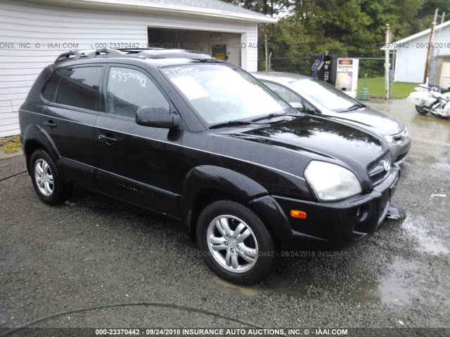 KM8JN12D06U273769 - 2006 HYUNDAI TUCSON GLS/LIMITED BLACK photo 1