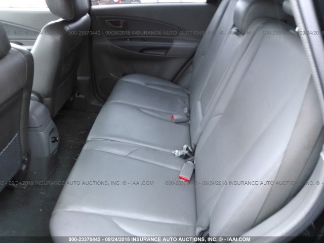 KM8JN12D06U273769 - 2006 HYUNDAI TUCSON GLS/LIMITED BLACK photo 8