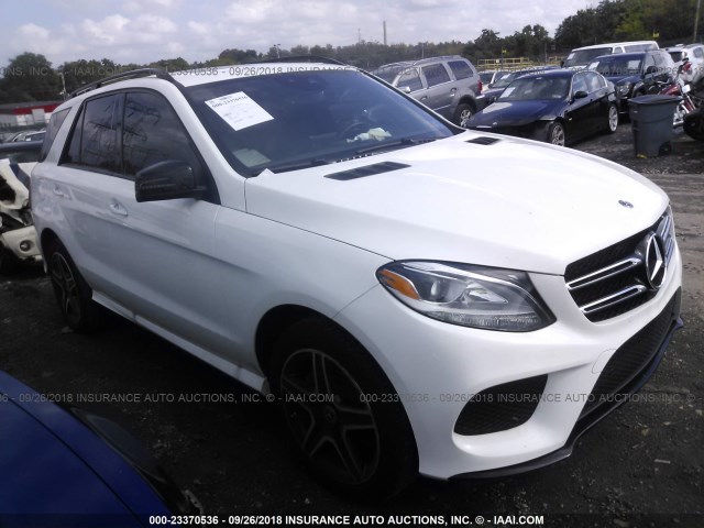 4JGDA5HB7HA961567 - 2017 MERCEDES-BENZ GLE 350 4MATIC WHITE photo 1