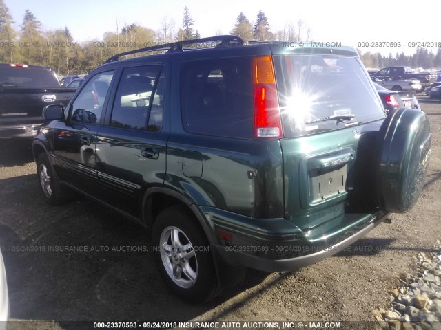 JHLRD1870YS011053 - 2000 HONDA CR-V SE/EX GREEN photo 3