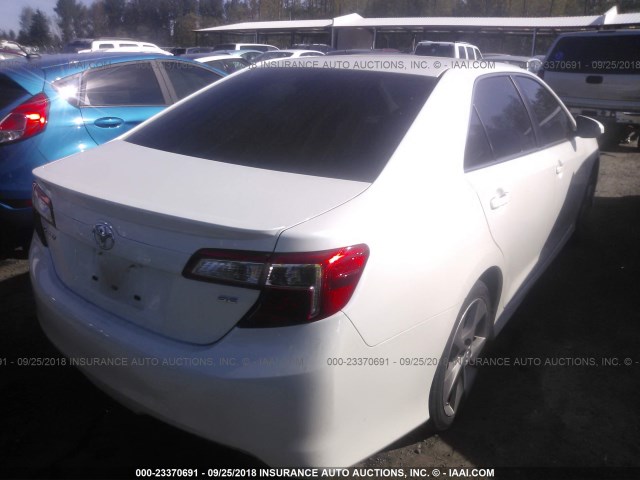 4T1BF1FK8EU458001 - 2014 TOYOTA CAMRY L/SE/LE/XLE თეთრი ფოტო 4