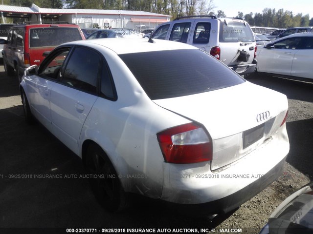 WAUJC68E63A110013 - 2003 AUDI A4 1.8T WHITE photo 6