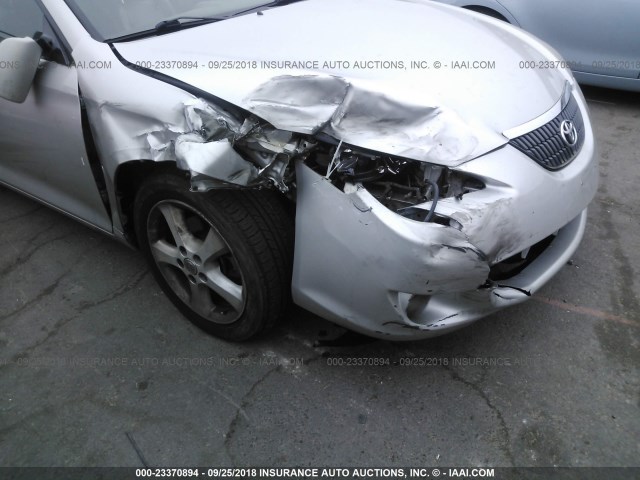 4T1FA38P26U072647 - 2006 TOYOTA CAMRY SOLARA SE/SLE Gümüş foto 6