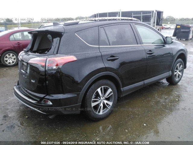 2T3WFREV7JW479404 - 2018 TOYOTA RAV4 ADVENTURE/XLE BLACK photo 4