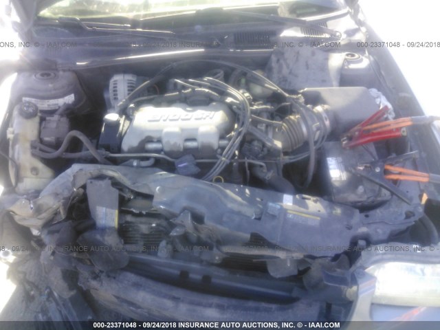 1G1ND52J53M620037 - 2003 CHEVROLET MALIBU GRAY photo 10