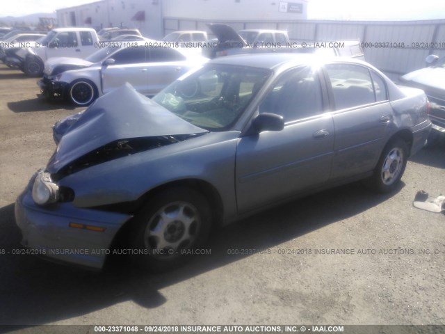 1G1ND52J53M620037 - 2003 CHEVROLET MALIBU GRAY photo 2