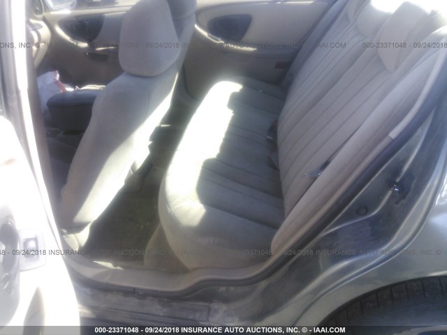 1G1ND52J53M620037 - 2003 CHEVROLET MALIBU GRAY photo 8