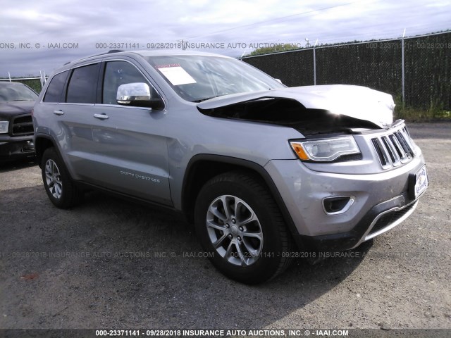 1C4RJFBG3FC205823 - 2015 JEEP GRAND CHEROKEE LIMITED SILVER photo 1