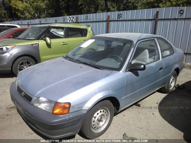 JT2AC52L2T0191577 - 1996 TOYOTA TERCEL STD/DX Light Blue photo 2