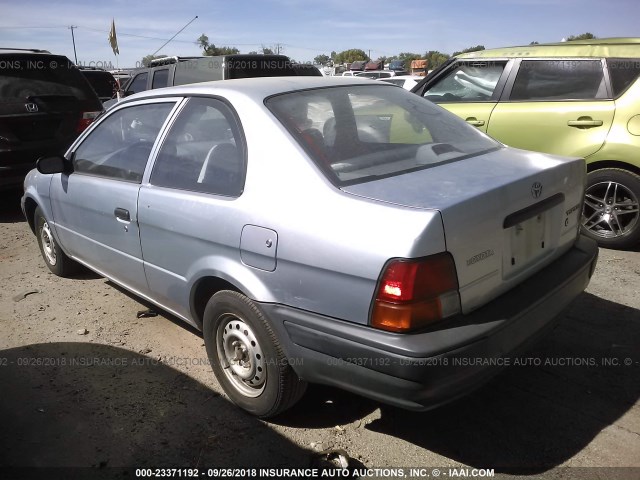 JT2AC52L2T0191577 - 1996 TOYOTA TERCEL STD/DX Light Blue photo 3