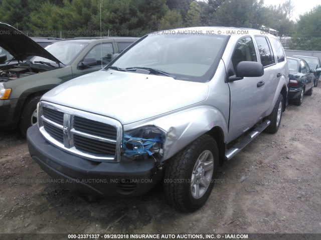 1D4HB38N44F185402 - 2004 DODGE DURANGO ST SILVER photo 2