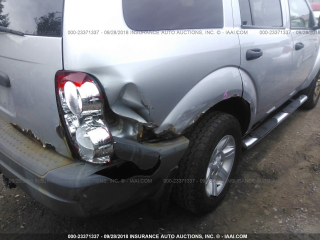 1D4HB38N44F185402 - 2004 DODGE DURANGO ST SILVER photo 6