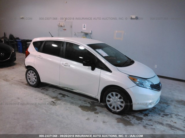 3N1CE2CP1EL425890 - 2014 NISSAN VERSA NOTE S/S PLUS/SV/SL WHITE photo 1