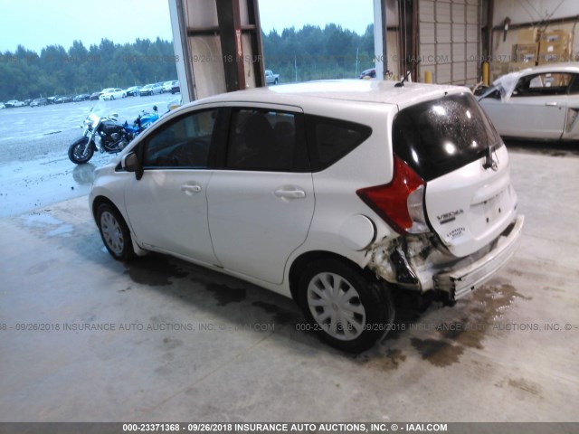 3N1CE2CP1EL425890 - 2014 NISSAN VERSA NOTE S/S PLUS/SV/SL WHITE photo 3