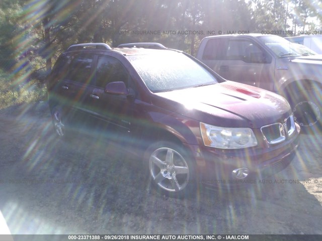 2CKDL537286028814 - 2008 PONTIAC TORRENT GXP MAROON photo 1