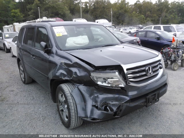 5FNYF4H49EB005674 - 2014 HONDA PILOT EX GRAY photo 6