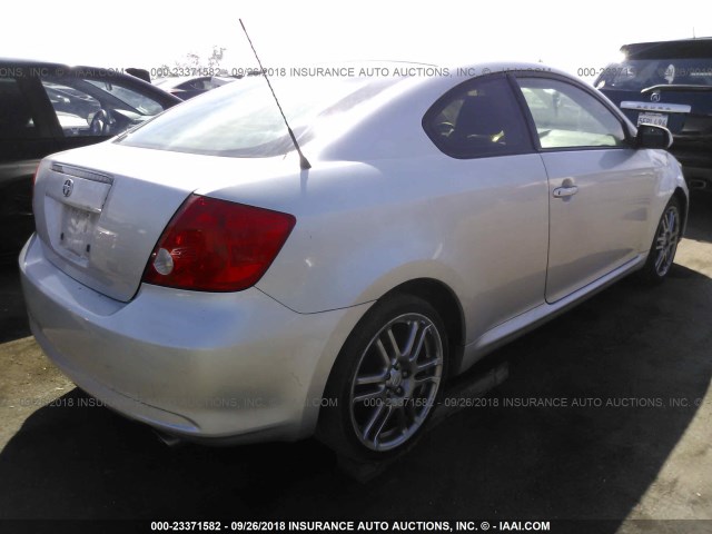 JTKDE167370167839 - 2007 TOYOTA SCION TC 银色 照片 4