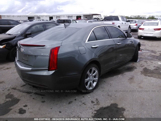 1G6AA5RX1G0102919 - 2016 CADILLAC ATS GRAY photo 4