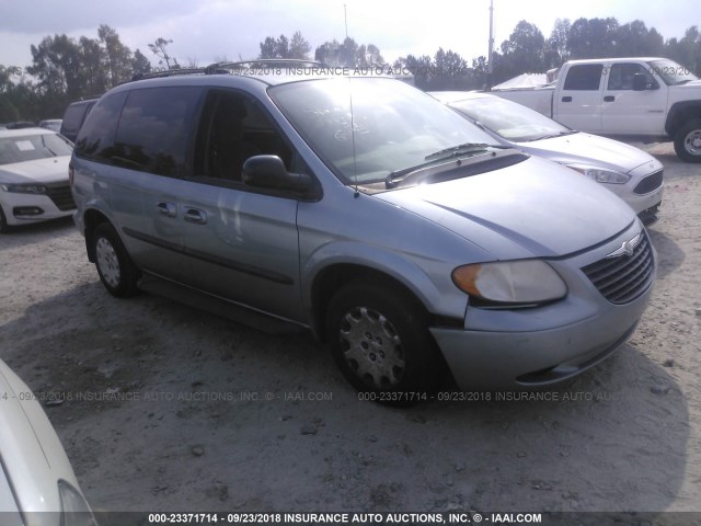 1C8GP45R94B504130 - 2004 CHRYSLER TOWN & COUNTRY  BLUE photo 1