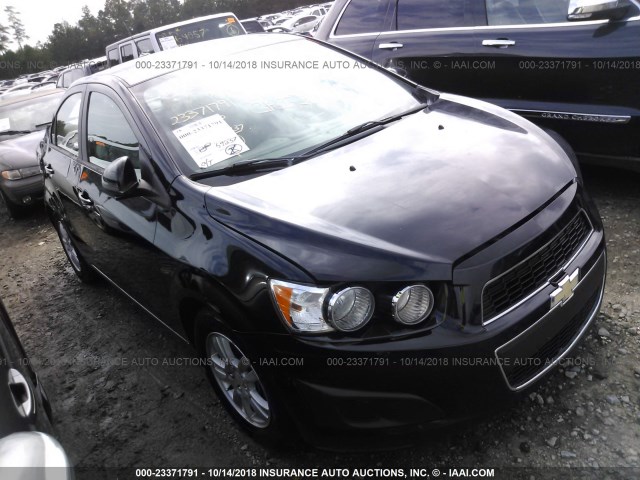1G1JB5SH7C4190416 - 2012 CHEVROLET SONIC LS 黑色 照片 1