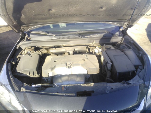 1G11B5SLXEF153775 - 2014 CHEVROLET MALIBU LS ნაცრისფერი ფოტო 10