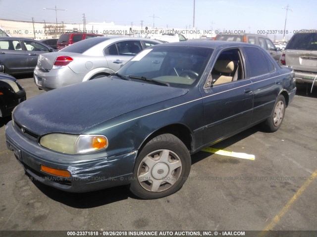 JT2BF12K9T0175422 - 1996 TOYOTA CAMRY LE/XLE/SE Жасыл фото 2