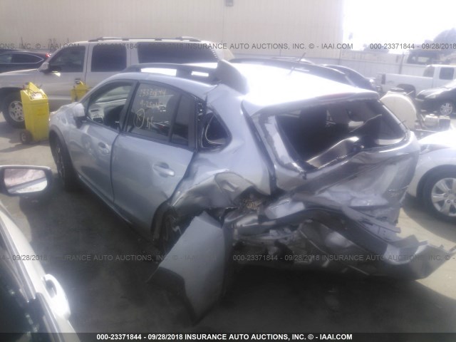 JF2GPABCXG9346622 - 2016 SUBARU CROSSTREK PREMIUM ვერცხლისფერი ფოტო 3