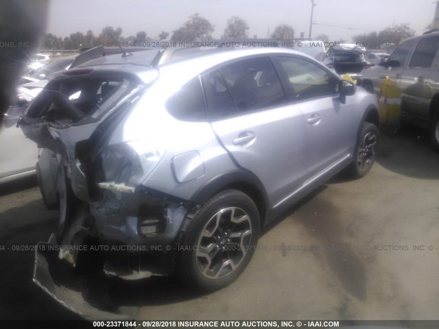 JF2GPABCXG9346622 - 2016 SUBARU CROSSTREK PREMIUM ვერცხლისფერი ფოტო 4