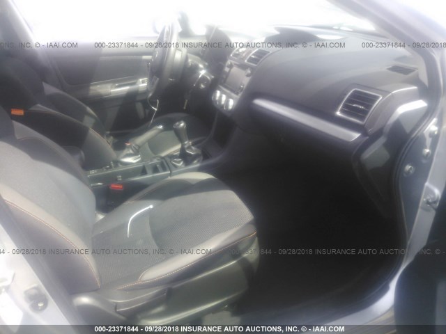 JF2GPABCXG9346622 - 2016 SUBARU CROSSTREK PREMIUM ვერცხლისფერი ფოტო 5