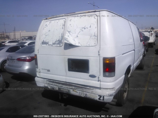 1FTJE34H1RHB62399 - 1994 FORD ECONOLINE E350 VAN WHITE photo 4