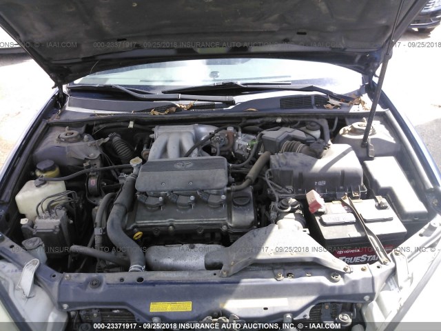 4T1BF30K92U504306 - 2002 TOYOTA CAMRY LE/XLE/SE Көк фото 10